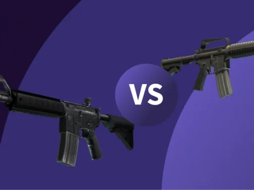 m4a4 vs m4a1 difference
