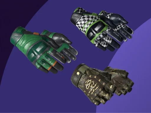 Counter Strike green gloves