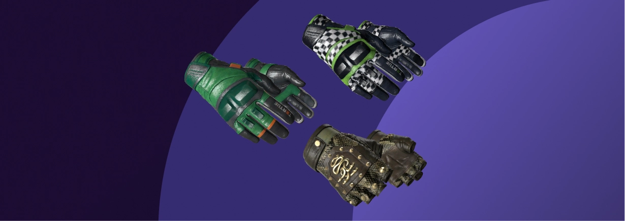 Counter Strike green gloves