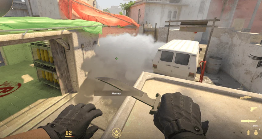 CS2 Mirage B Site callouts map 2026