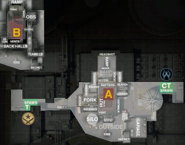 B Site Callouts on Nuke