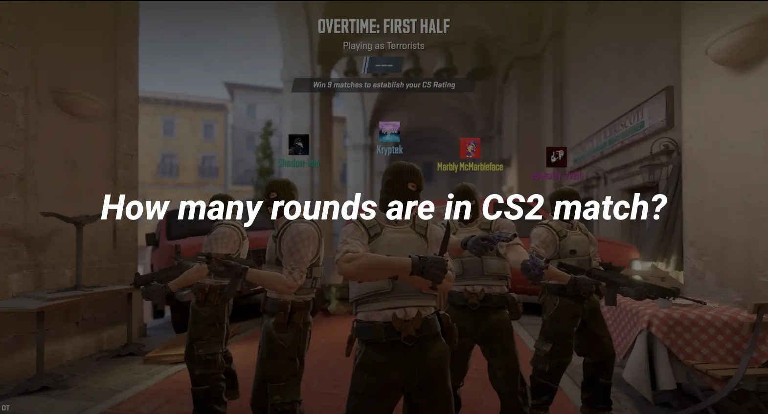 How many rounds are in a cs2 match