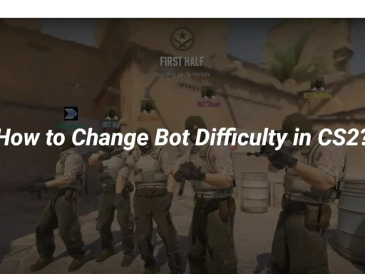 How to Change Bot Difficulty in CS2