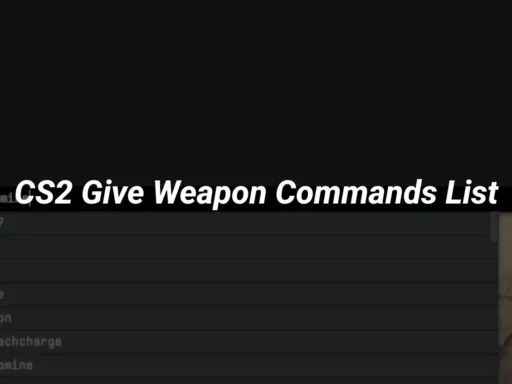 cs2 give weapon command