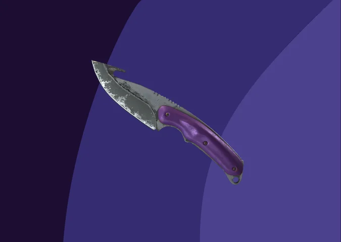 Gut Knife | Ultraviolet (Battle-Scarred)