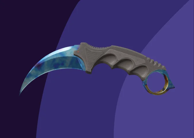 Karambit | Case Hardened (Blue Gem)