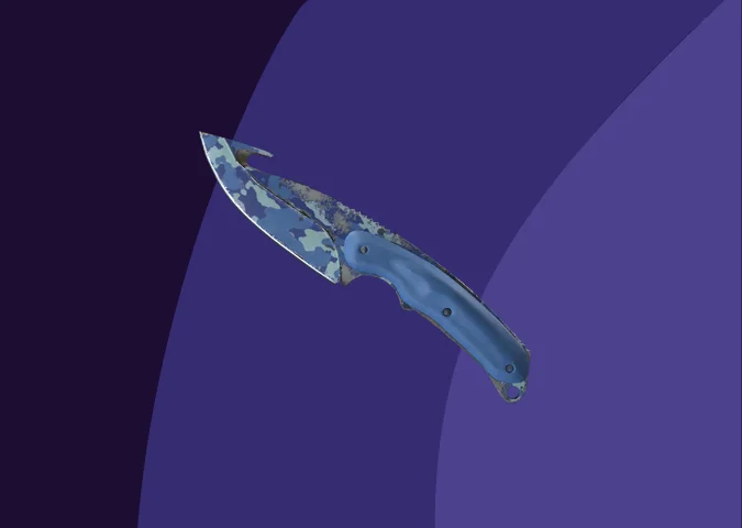 StatTrak Gut Knife | Bright Water (Well-Worn)