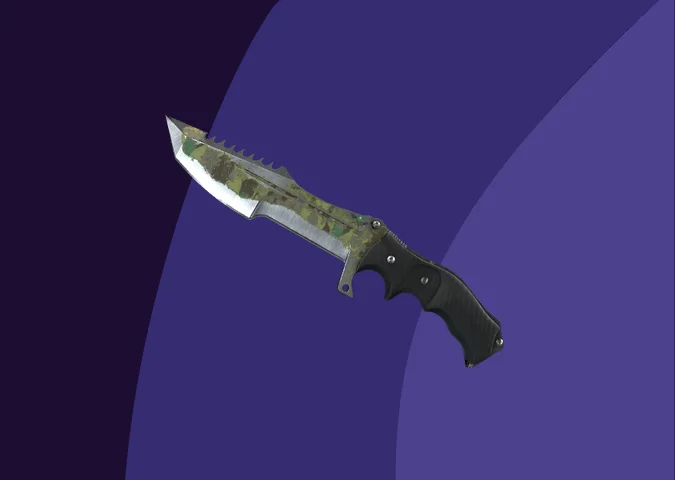 StatTrak Huntsman Knife | Boreal Forest (Battle-Scarred)