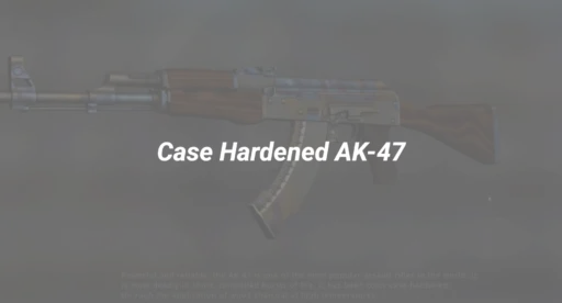 case hardened ak