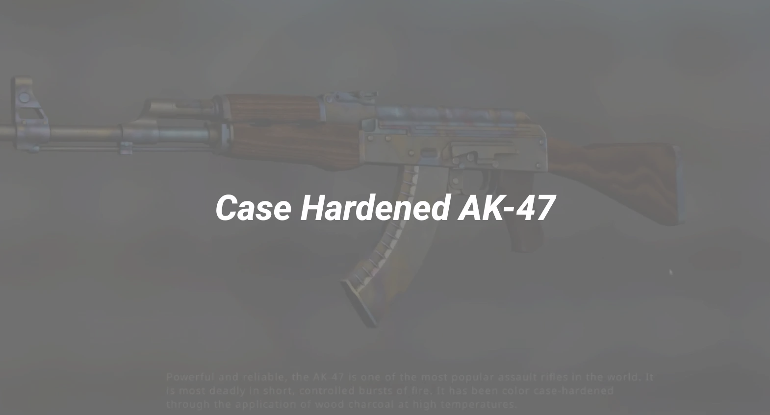 case hardened ak