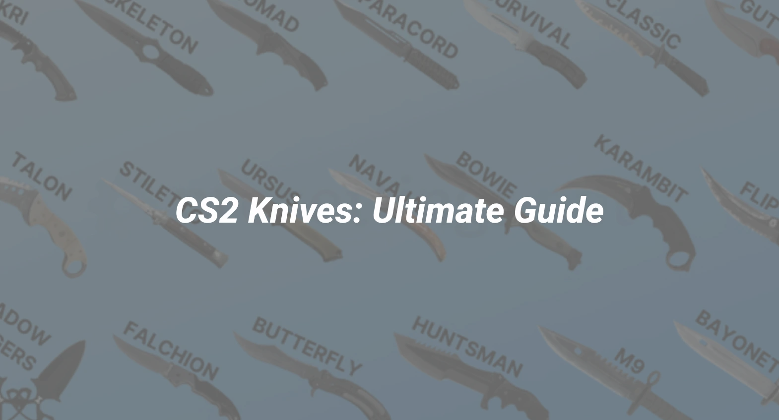 cs2 knives
