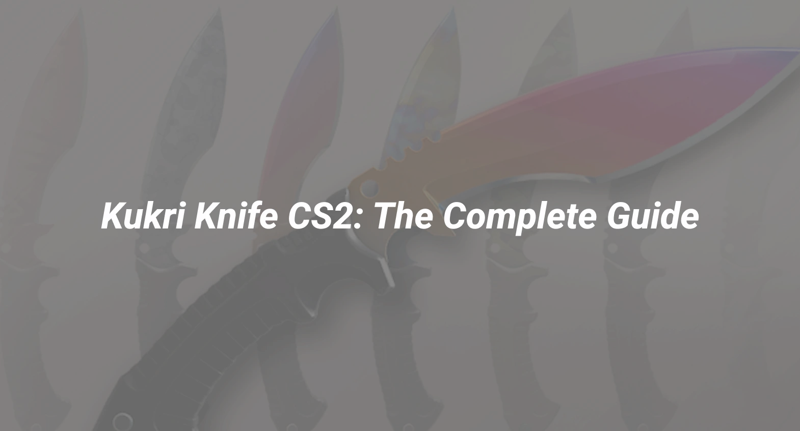 kukri knife cs2