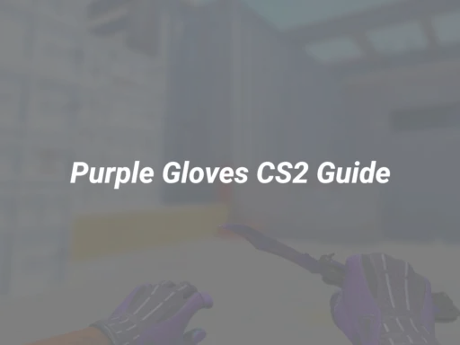 purple gloves cs2