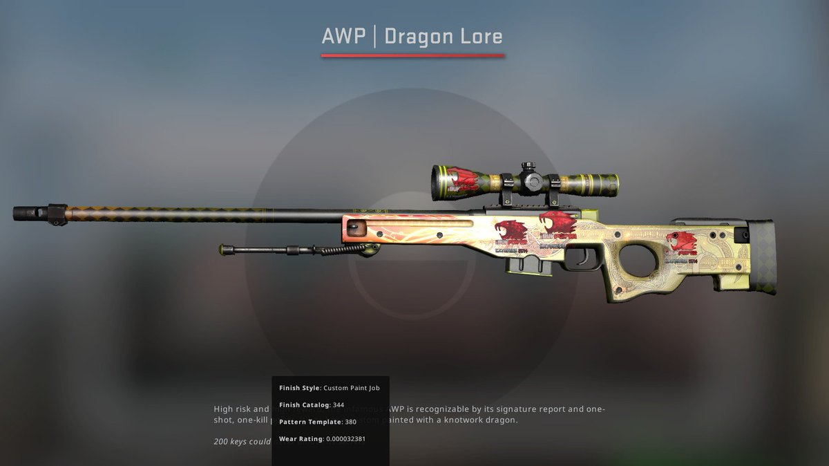 AWP Dragon Lore