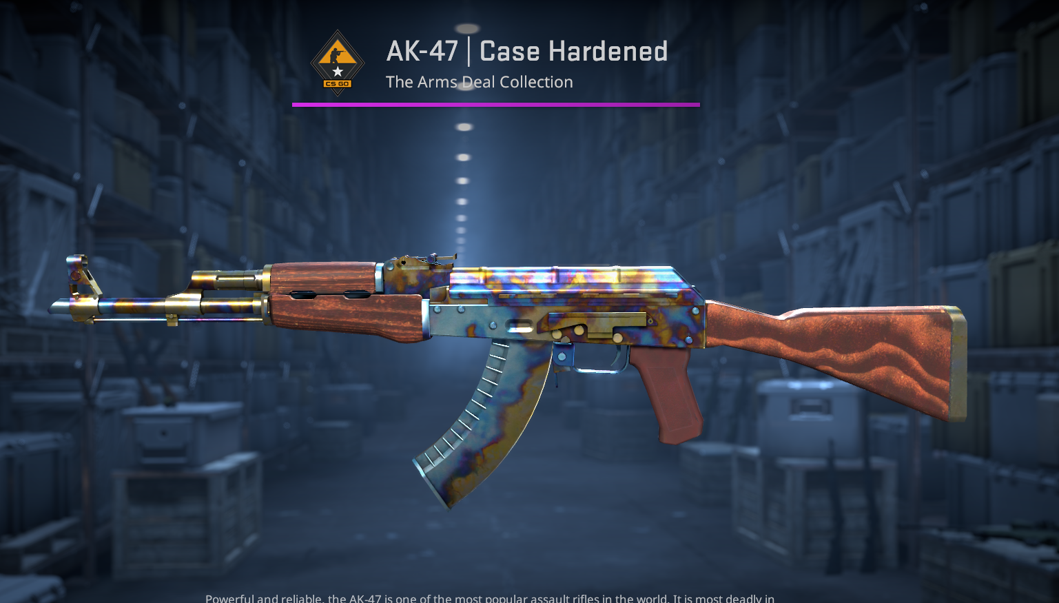 AK-47 | Case Hardened (Blue Gem)