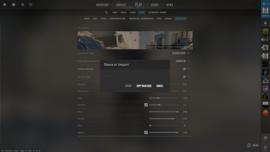 Best CS2 Pro Crosshairs 2025 (Copy Codes + Easy Setup Guide)