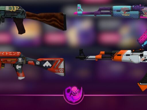 Best AK-47 Skins in CS2 featuring Fire Serpent, Neon Rider, and Bloodsport