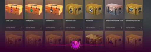 Best CS2 cases to open in 2025 showcasing top knife cases with vibrant CS2 weapons and case openings.
