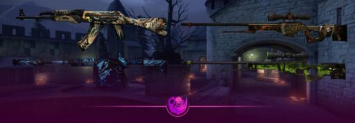 Best Halloween Skins in CS2 2025 – AK-47, AWP, and M4A1-S spooky skins from DaddySkins