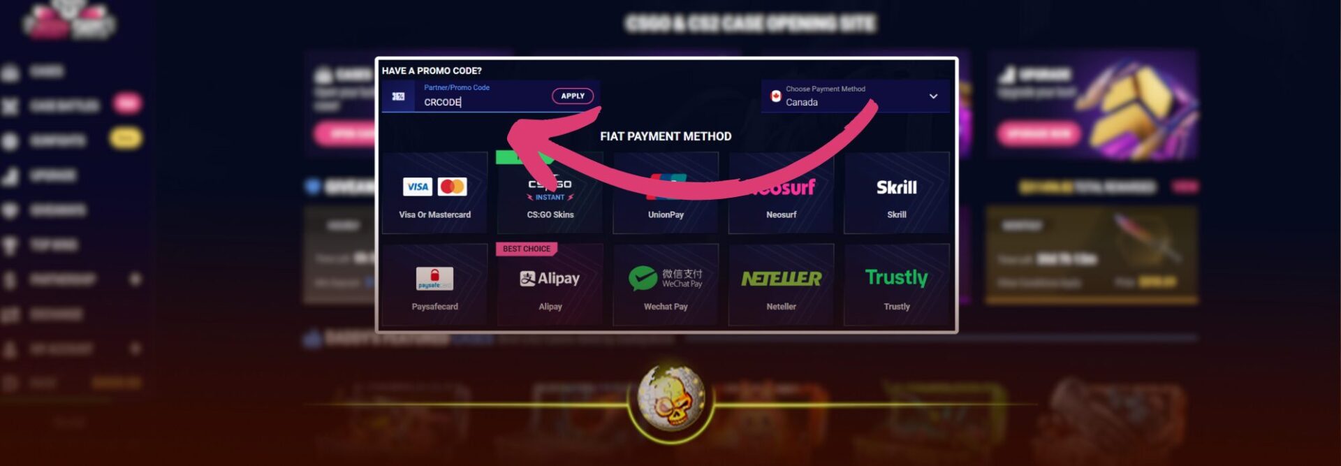 DaddySkins promo code CRCODE – how to enter and use it for free rewards