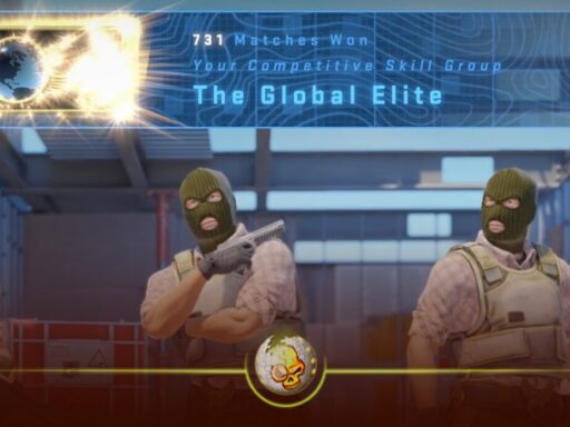 Players unlocking Competitive Mode in Counter-Strike 2 lobby screen with ranked icons visible