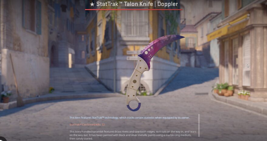 StatTrak knives your five inputs trade up