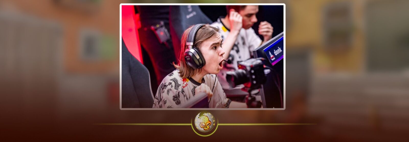 Donk CS2 player portrait — Team Spirit rifler Danil “donk” Kryshkovets, professional Counter-Strike 2 esports player