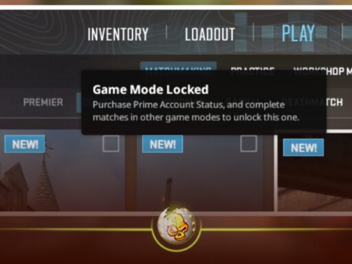 CS2 Premier Mode menu showing player ratings and how the ranked system works