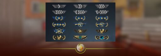 wingman ranks in cs2 showing the full ranking system from silver to global elite in 2026