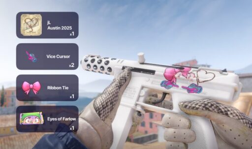 CS2 sticker craft example showing a clean AK 47 with carefully placed stickers in Counter Strike 2