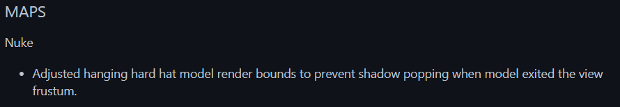 Nuke gets a small shadow pop fix cs2