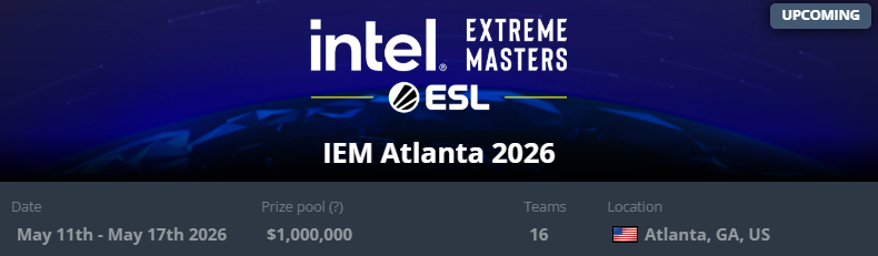 IEM Atlanta 2026 