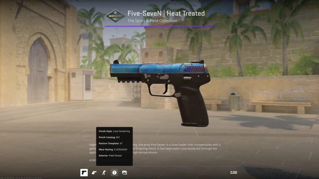 Five-Seven Case Hardened