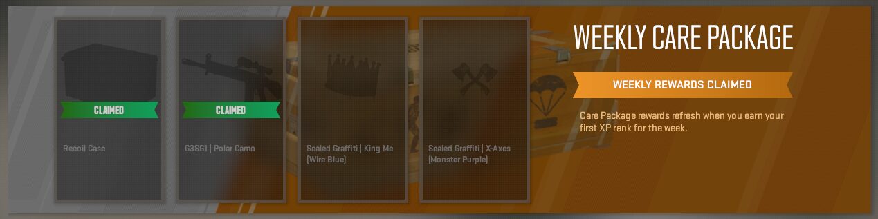 CS2 Weekly Drop Reset