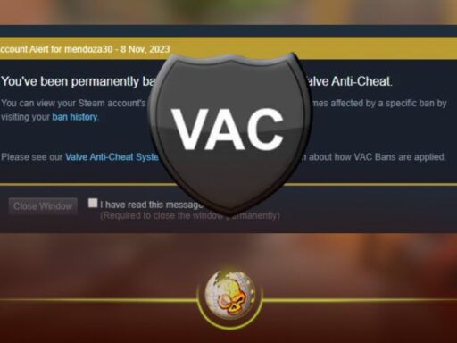 How VAC works in CS2 showing Valve Anti Cheat match cancellation screen