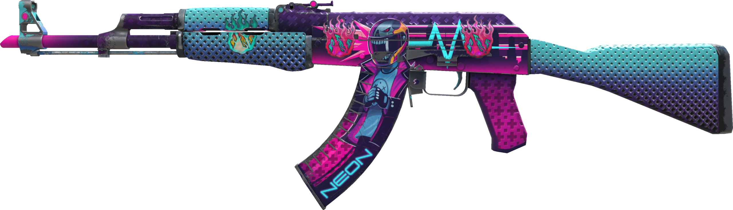AK 47 Neon Rider