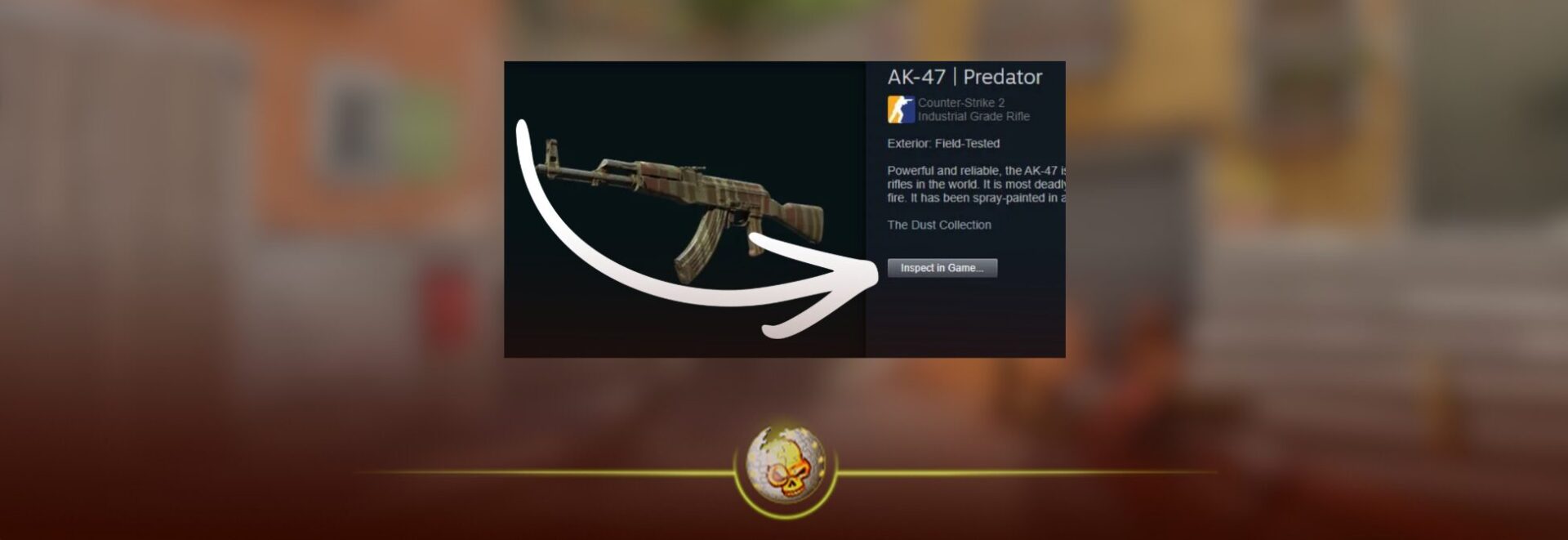 CSFloat item cannot be inspected due to CS2 bug error message in Counter Strike 2