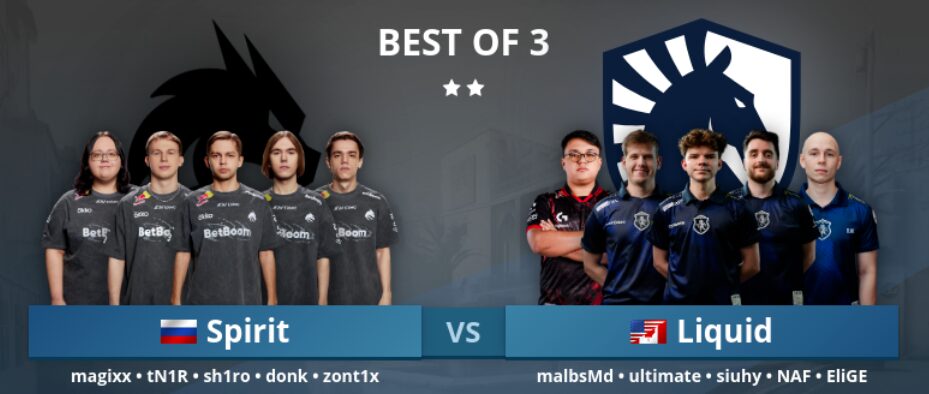 Spirit vs Liquid Rotterdam 2026 Predictions