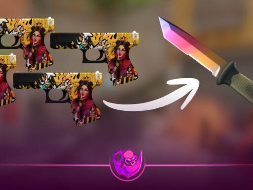 cheapest knife trade up cs2 example covert skins trade up contract