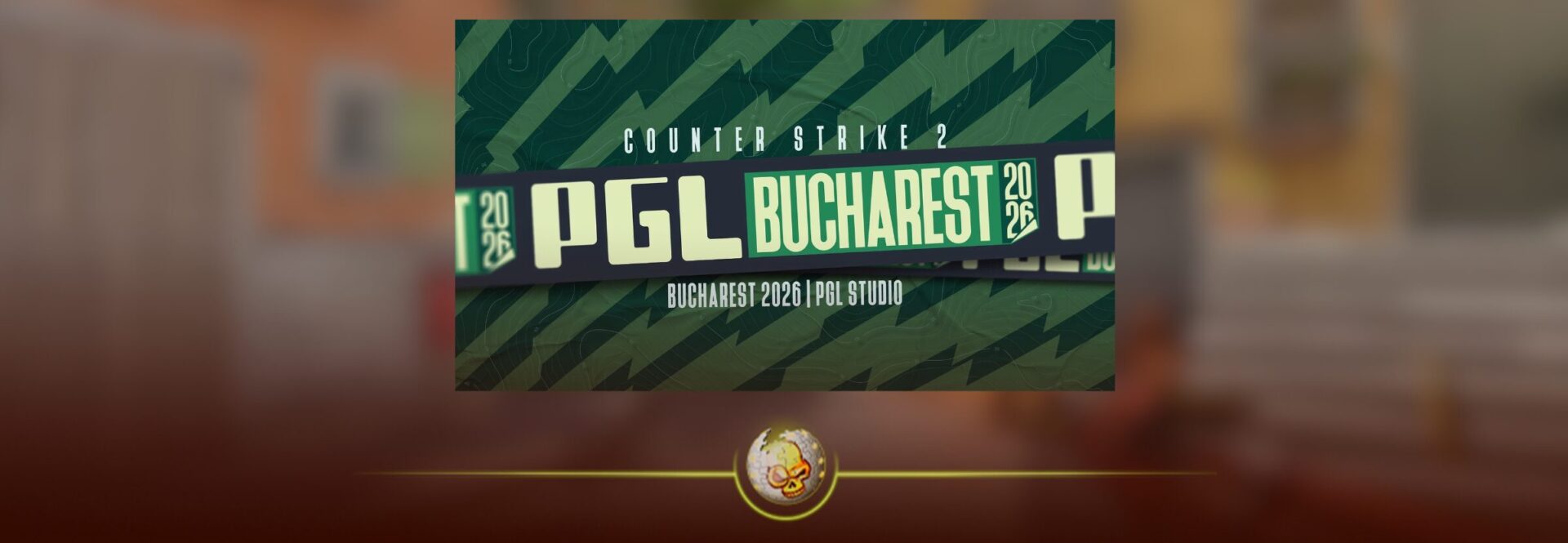 pgl bucharest 2026 cs2 tournament banner at pgl studio romania
