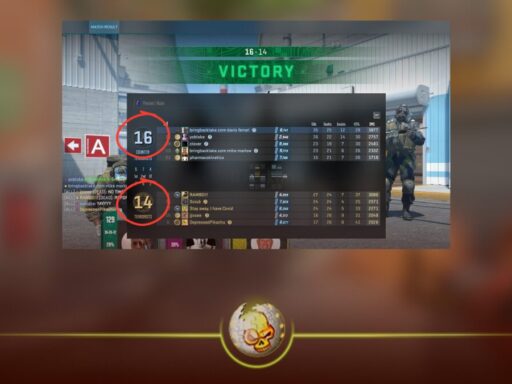 how many rounds in cs2 ranked match scoreboard victory screen