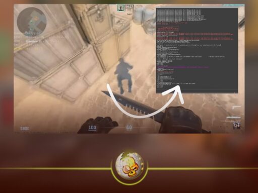 CS2 bunny hop command example showing player bhopping in Counter Strike 2