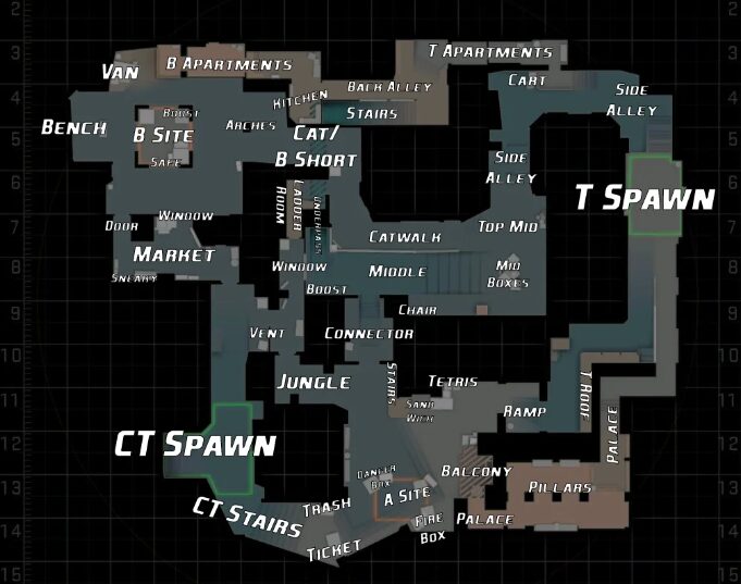 Entry side callouts on A Mirage