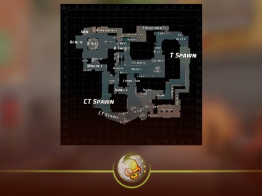 mirage callouts cs2 map with all positions labeled