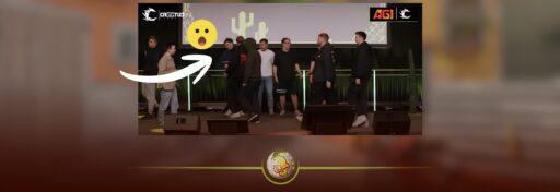CS2 pro sucker punch incident MAUschine hitting Spidergum on stage at CAGGTUS Leipzig