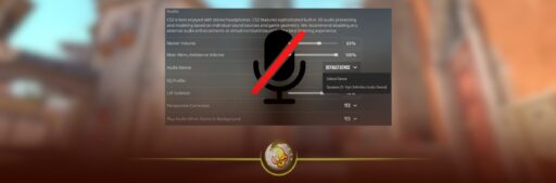 CS2 sound bug fix showing audio settings for missing footsteps and no sound