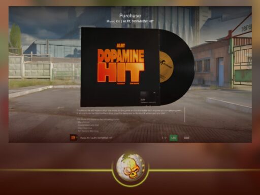 ALRT DOPAMINE HIT CS2 music kit cover from the NIGHTMODE II collection