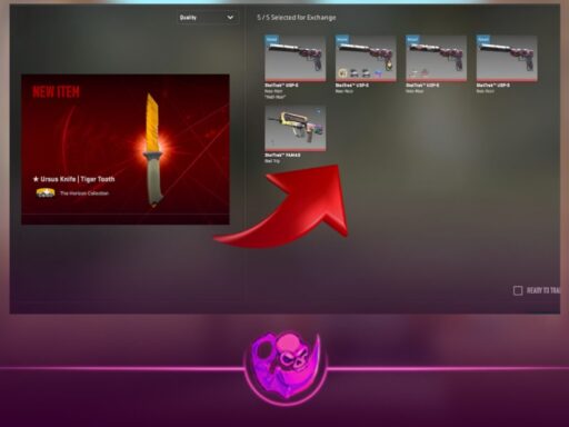 Best CS2 knife trade ups with Covert skins turning into rare CS2 knives