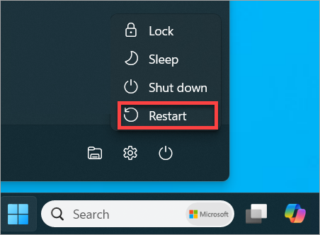 Restart Your PC