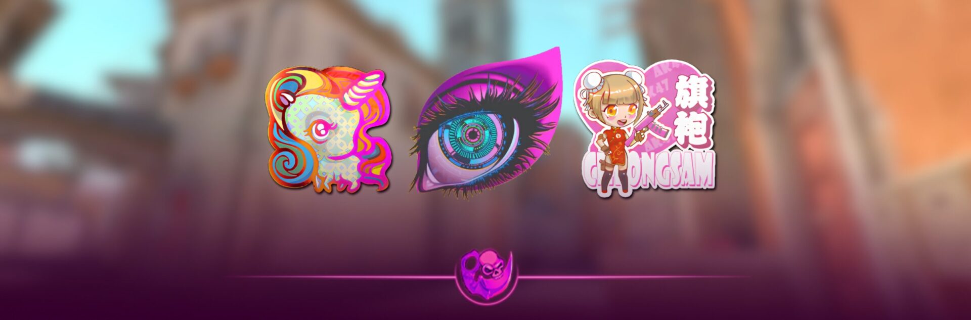 Best pink stickers in CS2 for 2026 featuring pink holo stickers, anime stickers, and pink sticker crafts